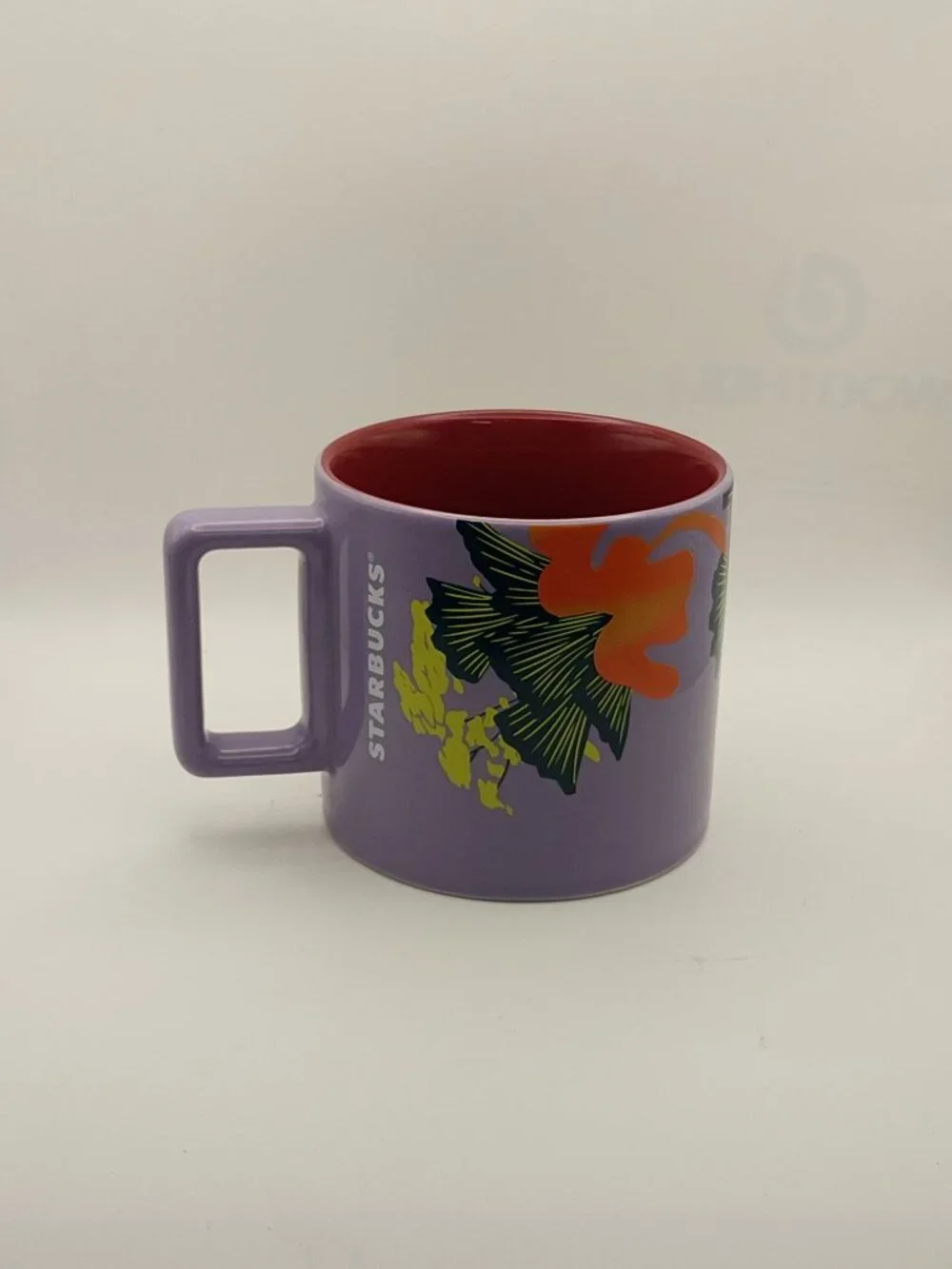 Spring 2023 Starbucks Jellyfish Parasols Purple Floral 14 oz